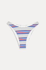 Dove Striped Bikini Bottom - St. Tropez Stripe Frankies Bikinis For Sale