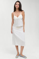 Laura Silk Camisole - French Pearl Frankies Bikinis Sale