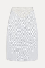 Laura Silk Midi Skirt - French Pearl Frankies Bikinis Online