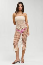 Star Crochet Midi Skirt - Summer Crochet Frankies Bikinis Online