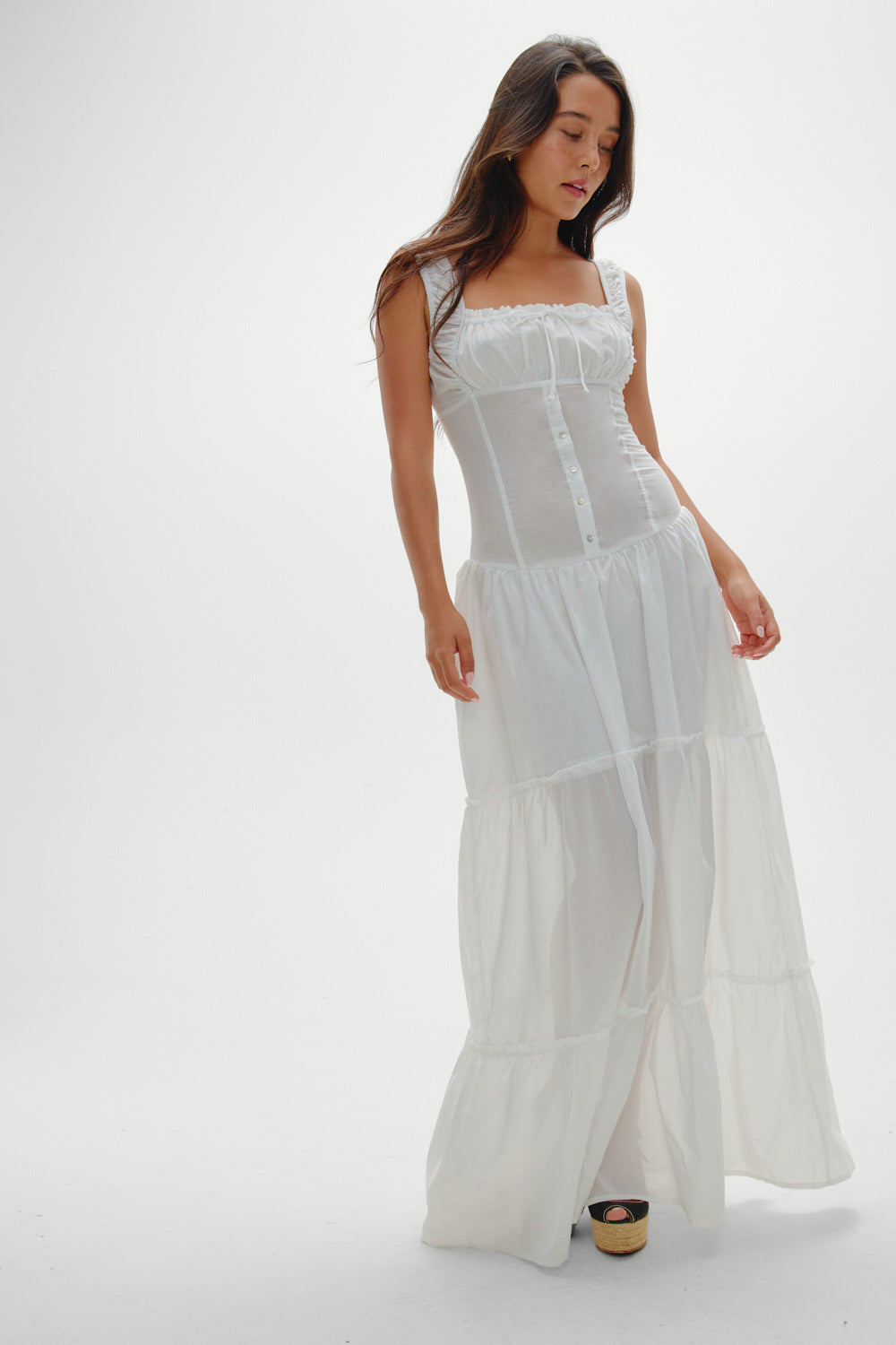 Christabelle Ruffle Maxi Dress - Sunrose Frankies Bikinis Online