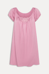 Bo Silk Babydoll Dress - Sunset Pink Frankies Bikinis For Sale