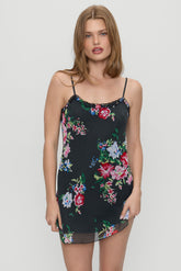 Josie Floral Mini Dress - Bouquet Frankies Bikinis Outlet