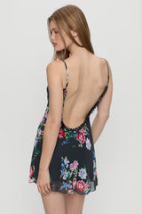 Josie Floral Mini Dress - Bouquet Frankies Bikinis Outlet