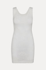 Cameron Crochet Mini Dress - White Rose Frankies Bikinis Online Shop