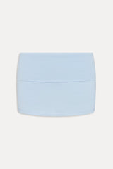 x JENNIE Chantal Foldover Mini Skort - Powder Blue Frankies Bikinis Discount