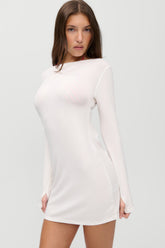 x JENNIE Kim Mini Dress - Coconut Cream Frankies Bikinis Outlet