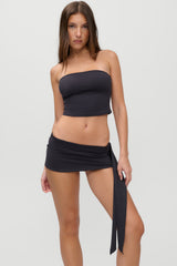 x JENNIE Peace Strapless Tankini - Black Frankies Bikinis For Sale