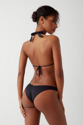 Enzo Cheeky Bikini Bottom - Black Frankies Bikinis Online