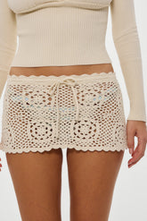 Arlo Crochet Mini Skirt - Bunny Frankies Bikinis For Sale