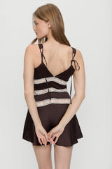 Sedona Satin Mini Dress - Gift Wrap Frankies Bikinis Online