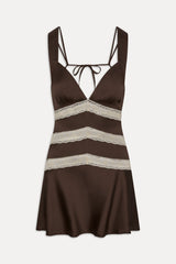 Sedona Satin Mini Dress - Gift Wrap Frankies Bikinis Online