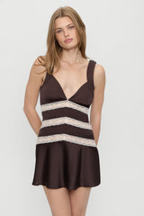 Sedona Satin Mini Dress - Gift Wrap Frankies Bikinis Online