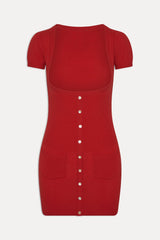 x JENNIE Sofia Knit Mini Dress - Lip Tint Frankies Bikinis Online Shop