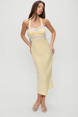 Darcy Satin Midi Dress - Whipped Butter Frankies Bikinis Online Shop