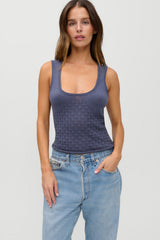 x JENNIE Kyra Knit Tank Top - Night in Seoul Frankies Bikinis Sale