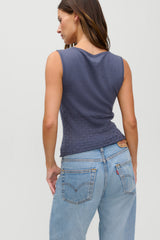 x JENNIE Kyra Knit Tank Top - Night in Seoul Frankies Bikinis Sale