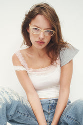 x LEXXOLA Mimi Optical Glasses - Honey Frankies Bikinis For Sale