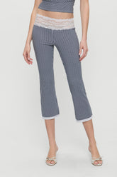 Nikki Gingham Capri Pants - Midnight Wishes Frankies Bikinis Discount