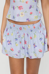 Clover Mini Skirt - Fresh Florals Frankies Bikinis Online