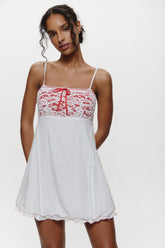 Imani Cotton Mini Dress - Sweet Bloom Frankies Bikinis Sale