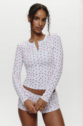Amora Henley Shirt - Sunday Love Frankies Bikinis Online Shop