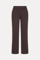 Emma Thermal Low Rise Pants - Walnut Frankies Bikinis Discount