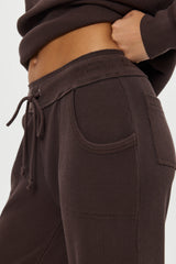Emma Thermal Low Rise Pants - Walnut Frankies Bikinis Discount