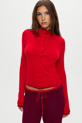 Leo Knit Button Up Cardigan - Ember Frankies Bikinis Online