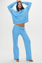 Emma Thermal Low Rise Pants - Lullaby Sky Frankies Bikinis Online Shop