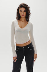 Sloane Knit Hoodie - Pillow Frankies Bikinis Outlet