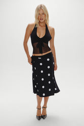 May Midi Skirt - Paris At Midnight Frankies Bikinis Online