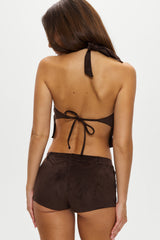 Scout Suede Swim Shorts - Desert Suede Frankies Bikinis Discount