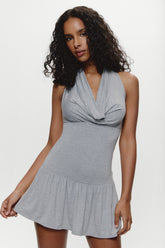 Bowery Cowl Neck Mini Dress - Riverbed Frankies Bikinis Online Shop