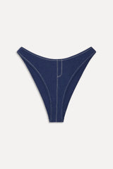 x BELLA HADID Blue Bikini Bottom - Summer Denim Frankies Bikinis Discount