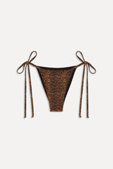 x BELLA HADID Mackenzie String Bikini Bottom - Lucky Leopard Frankies Bikinis For Sale