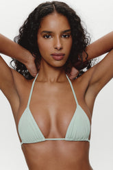 Nick Triangle Halter Bikini Top - Minty Frankies Bikinis Discount