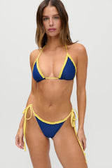 Nick Triangle Bikini Top - Michigan at Twilight Frankies Bikinis Outlet