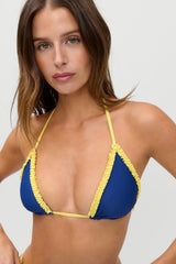 Nick Triangle Bikini Top - Michigan at Twilight Frankies Bikinis Outlet