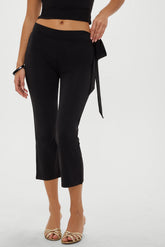 Jay Capri Pants - Black Frankies Bikinis Outlet
