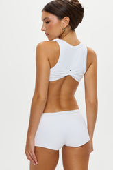 Belle Cheeky Swim Shorts - Opal Sun Frankies Bikinis Online Shop