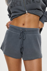 Noah Thermal Mini Shorts - Shadow Blue Frankies Bikinis Outlet