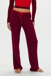 Lochlin Knit Pants - Pomegranate Frankies Bikinis Discount