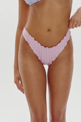 Dalton Micro Bikini Bottom - Frosted Peony Frankies Bikinis Discount