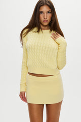 Prince Cable Knit Sweater - Vanilla Sugar Frankies Bikinis Online Shop