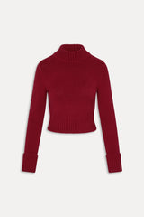 Laurel Knit Turtleneck Sweater - Rosewood Frankies Bikinis Online Shop