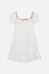 x BELLA HADID Western Poplin Mini Dress - White Frankies Bikinis Online