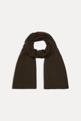 Snug Knit Scarf - Chocolate Brown Frankies Bikinis Online Shop