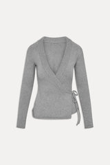 Angel Baby Wrap Knit Sweater - Cloud Cover Frankies Bikinis Outlet