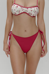 Romeo Cheeky String Bikini Bottom - Rosebud Frankies Bikinis Discount